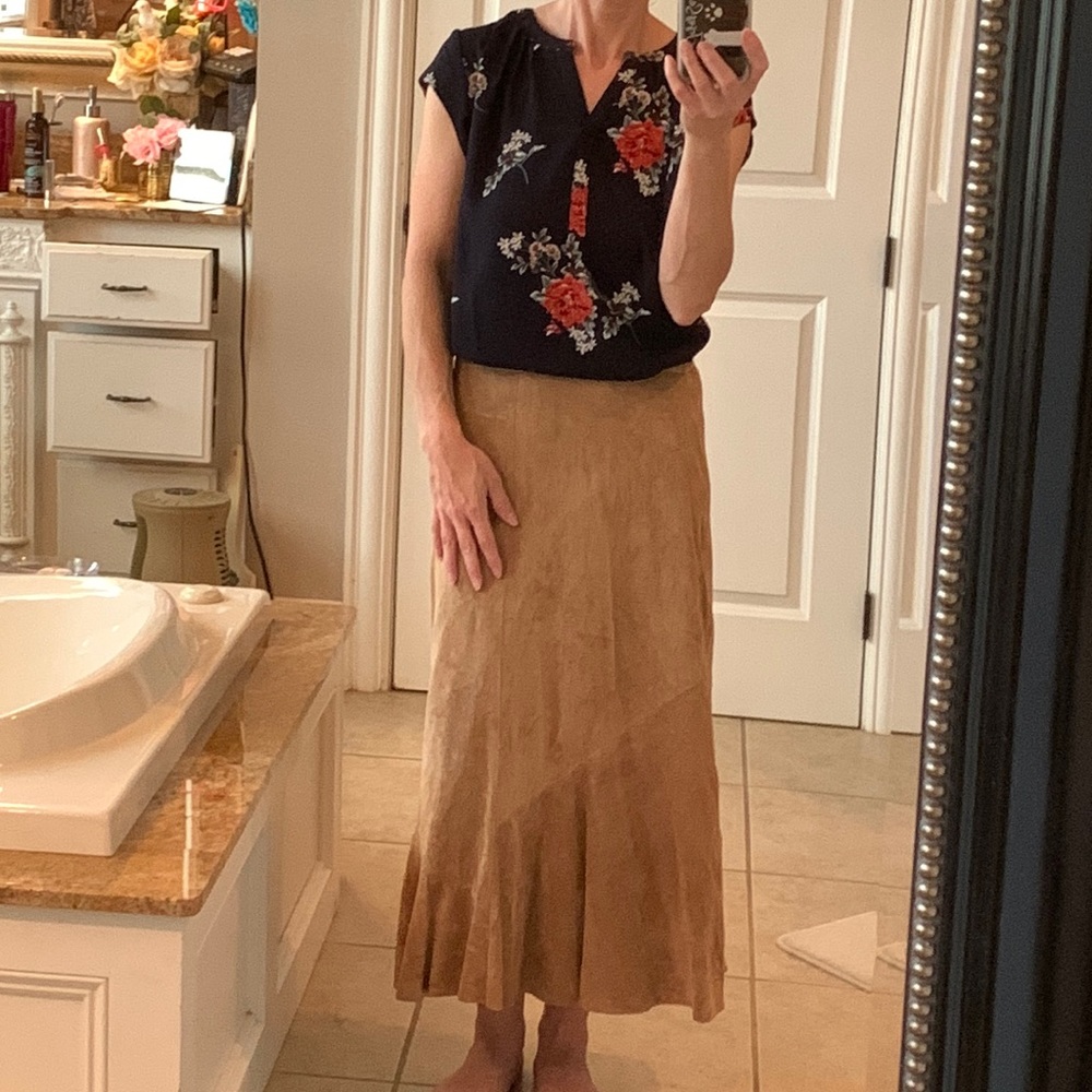 Chico’s Suede Skirt
